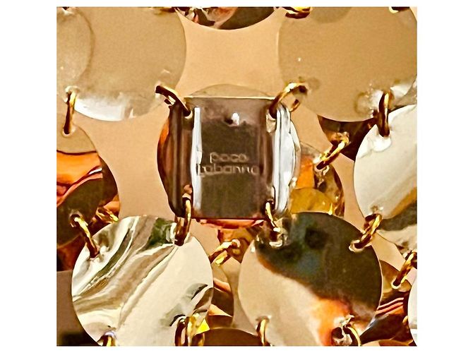 Paco Rabanne Kleid Gold Metall - Ansicht 5