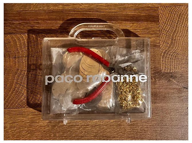 Paco Rabanne Kleid Gold Metall - Ansicht 8