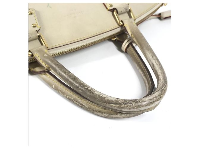 Louis Vuitton Suhali Lockit MM Tote Bag Weiß - view 10
