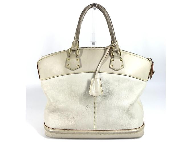Louis Vuitton Suhali Lockit MM Tote Bag Weiß - view 2