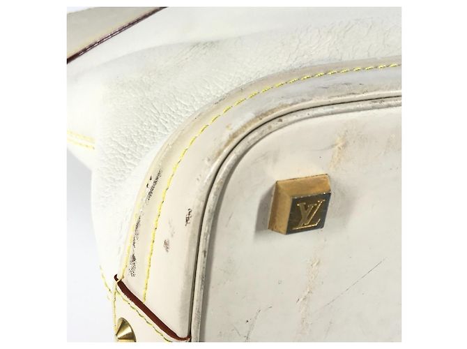 Louis Vuitton Suhali Lockit MM Tote Bag Weiß - view 6