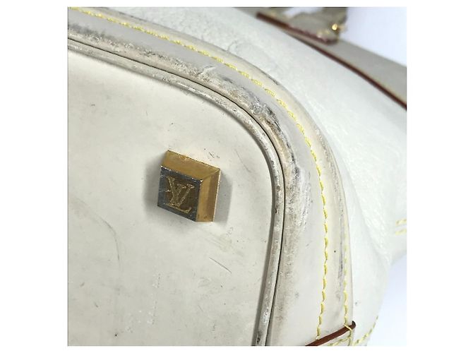 Louis Vuitton Suhali Lockit MM Tote Bag Weiß - view 7