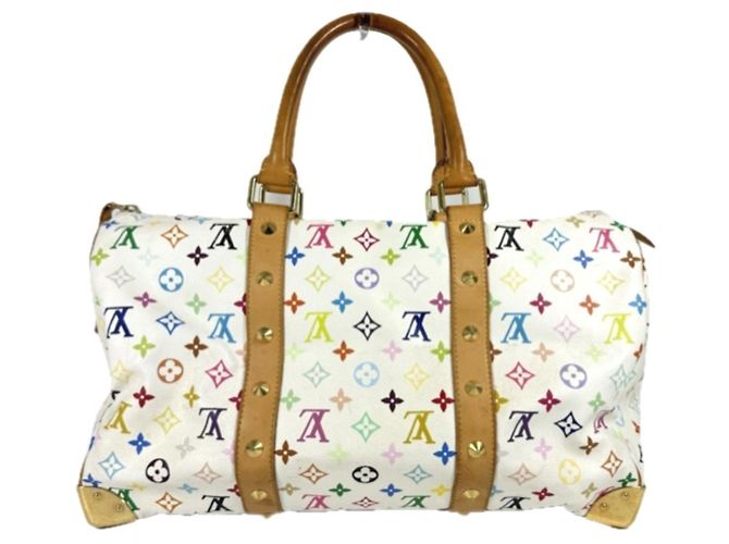 Louis Vuitton Monogram Multicolore Keepall 45 White Multiple colors - view 2