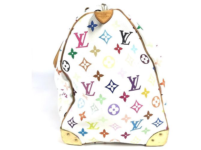 Louis Vuitton Monogram Multicolore Keepall 45 White Multiple colors - view 3