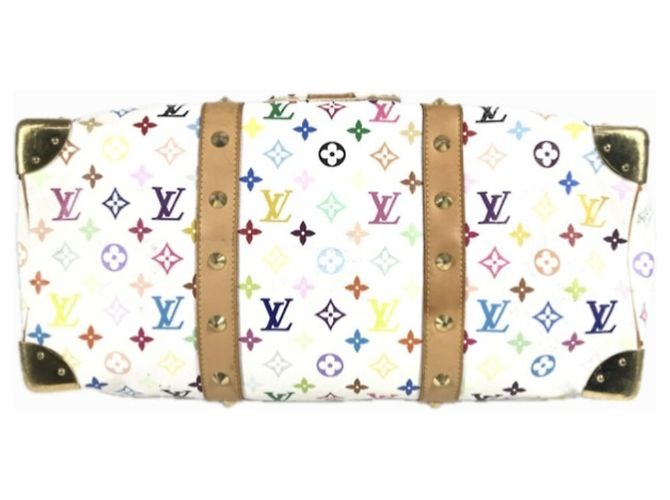 Louis Vuitton Monogram Multicolore Keepall 45 White Multiple colors - view 5