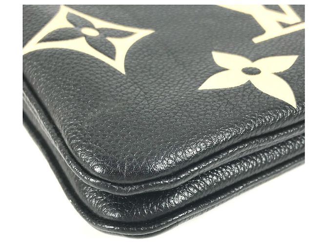 Borsa Pochette Double Zip Monogram Empreinte Louis Vuitton Nero Multicolore Beige - vista 10