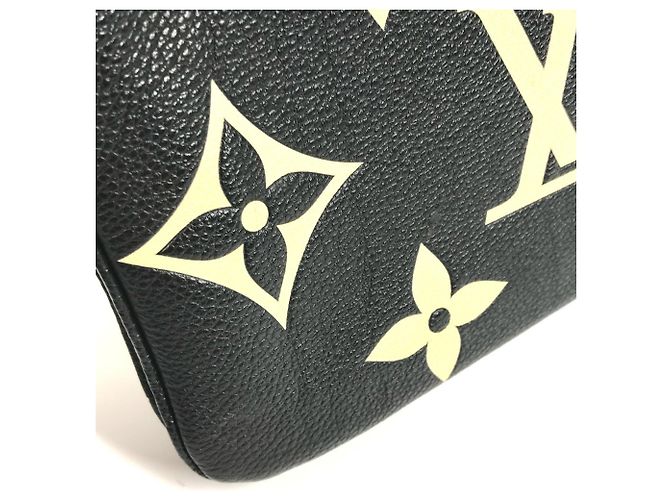 Borsa Pochette Double Zip Monogram Empreinte Louis Vuitton Nero Multicolore Beige - vista 12