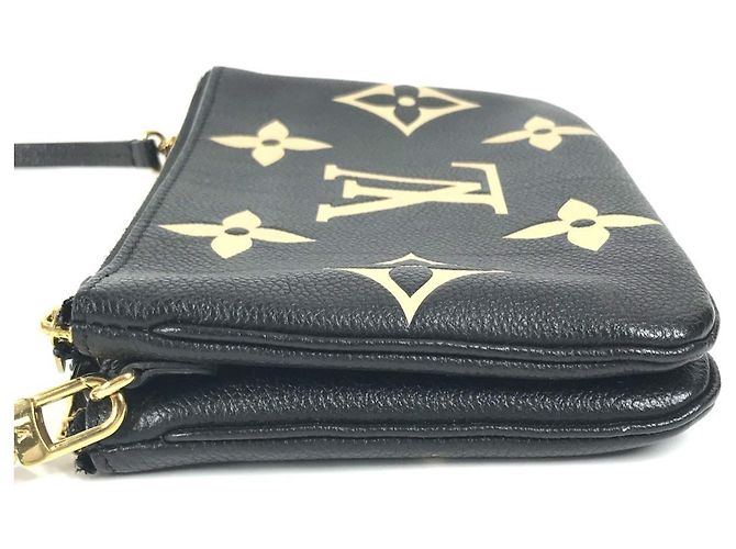 Borsa Pochette Double Zip Monogram Empreinte Louis Vuitton Nero Multicolore Beige - vista 14