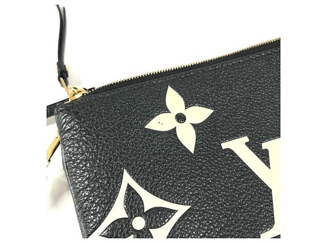 Borsa Pochette Double Zip Monogram Empreinte Louis Vuitton Nero Multicolore Beige - vista 2