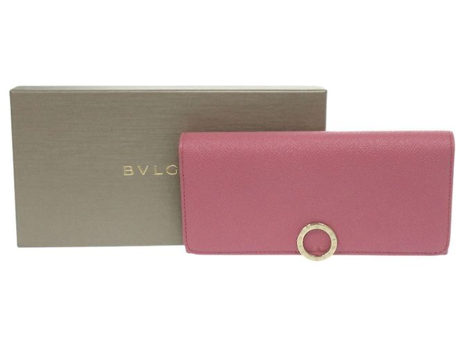 Bulgari Cartera larga de cuero rosa Bvlgari - vista 2