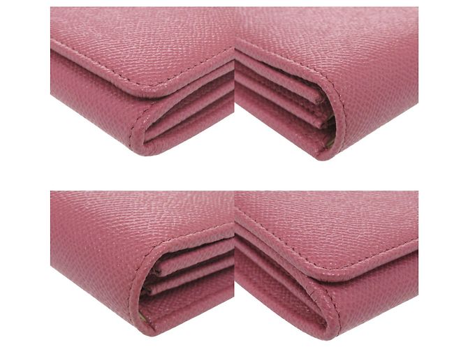 Bulgari Cartera larga de cuero rosa Bvlgari - vista 4