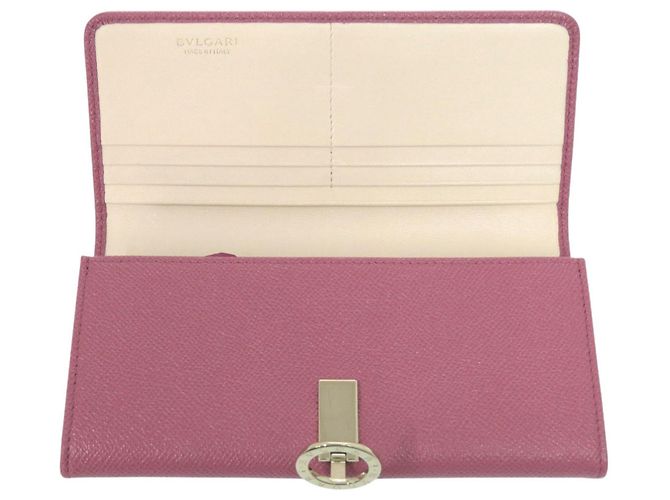 Bulgari Cartera larga de cuero rosa Bvlgari - vista 5