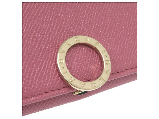 Bulgari Cartera larga de cuero rosa Bvlgari - vista 7