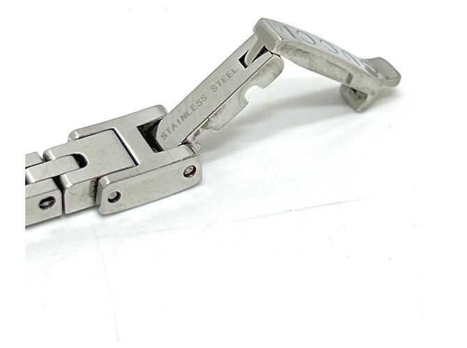 Gucci 102 G Mini Square Chain Quarz Uhr Silber - Ansicht 6