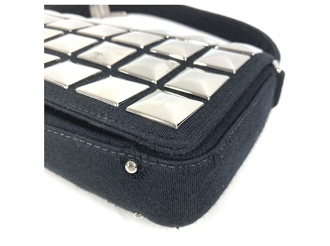 Borsa a Spalla Ice Cube CC Coco Mark di Chanel Nero - vista 6