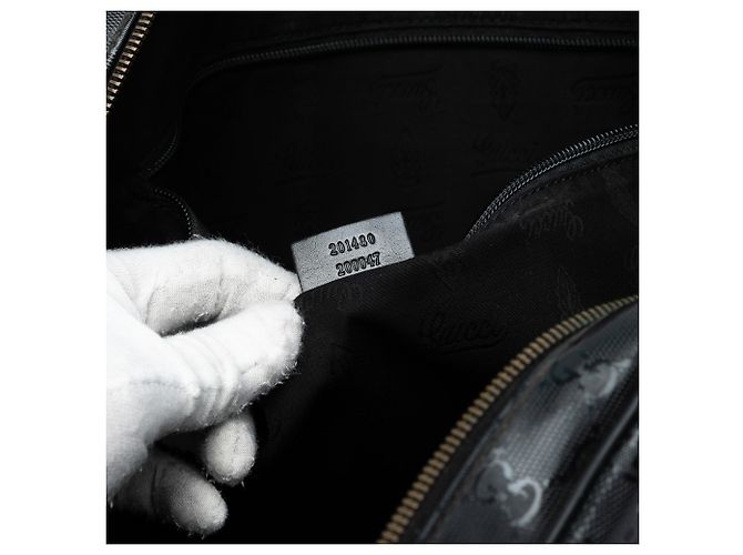 Borsa Business Gucci Nera Stampa GG Nero - vista 6
