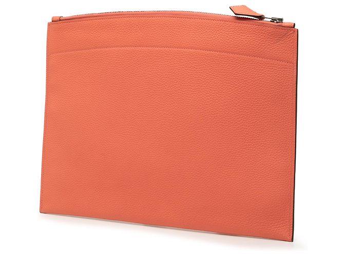 Hermès Orange Medium Togo Bazar Tasche - Ansicht 2