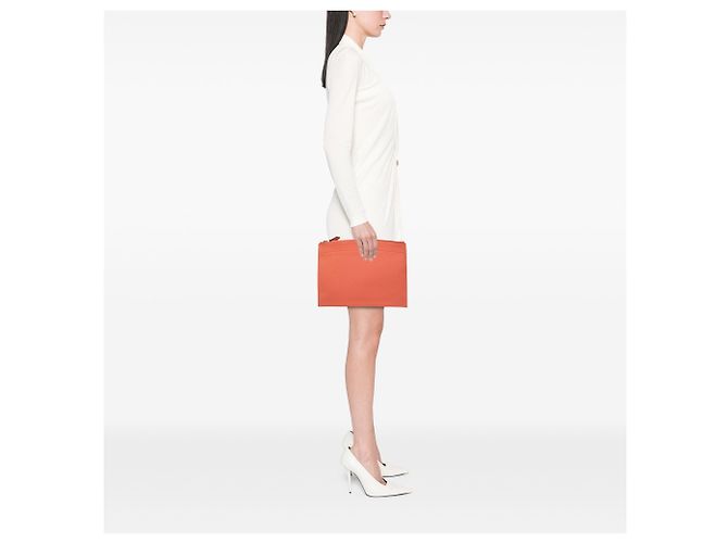 Hermès Orange Medium Togo Bazar Tasche - Ansicht 7