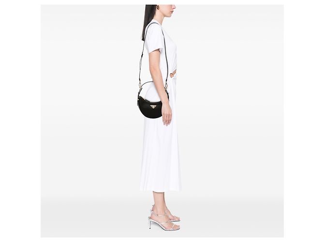 Bolso Arque pequeño de Re Nylon y cuero negro de Prada - vista 11