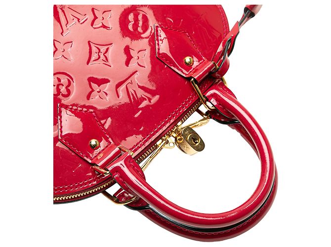Louis Vuitton Alma BB en Vernis Monogram Rojo Roja - vista 8