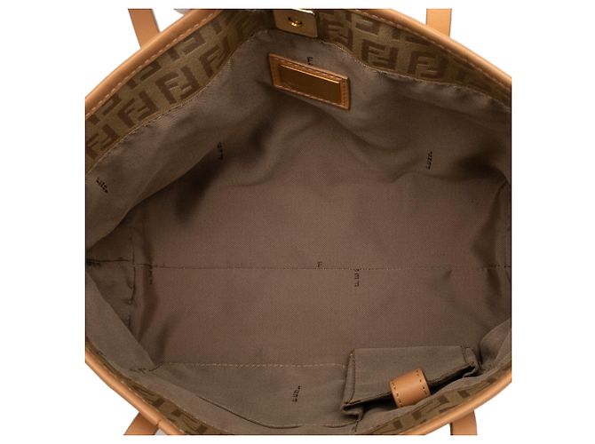 Fendi Beige Zucchino Canvas Tote - Ansicht 4