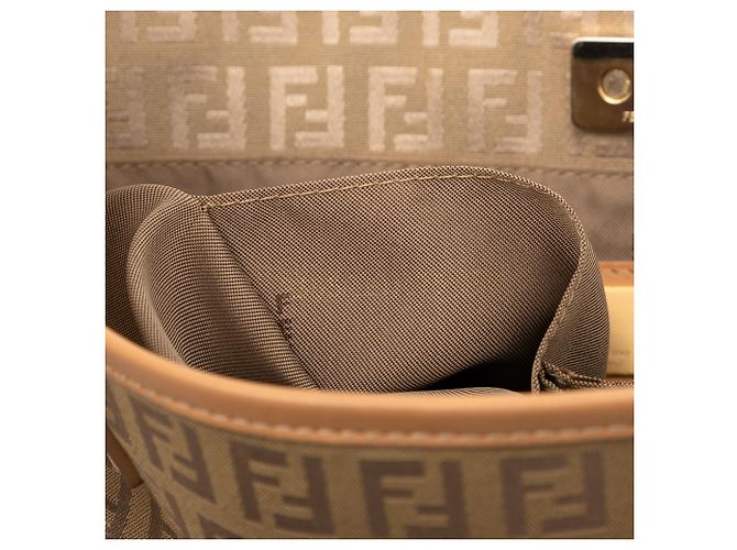 Fendi Beige Zucchino Canvas Tote - Ansicht 6