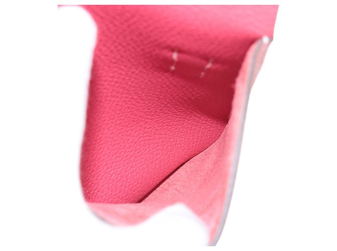 Hermès Halzan 31 in Clemence rosa Verso - vista 4