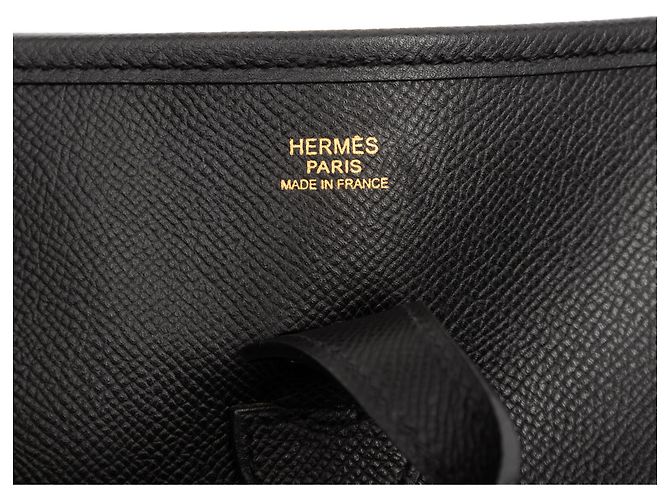 Evelyne Hermès Évelyne II 29 en Epsom noir - vue 5