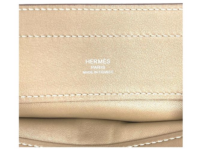 Hermès Sac Aline Mini Pochette Braun Taupe - Ansicht 13