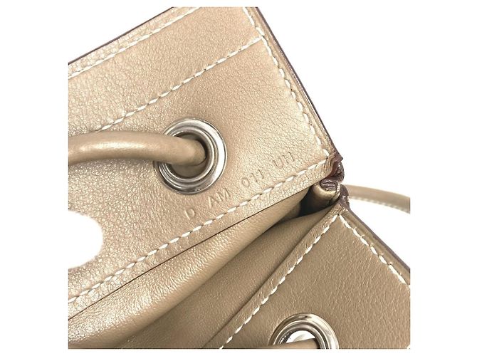 Hermès Sac Aline Mini Pochette Braun Taupe - Ansicht 14