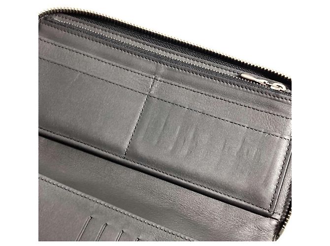 Cartera Zippy Damier Infini Louis Vuitton Negro - vista 12