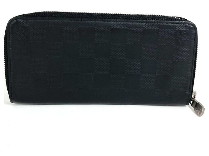 Cartera Zippy Damier Infini Louis Vuitton Negro - vista 2