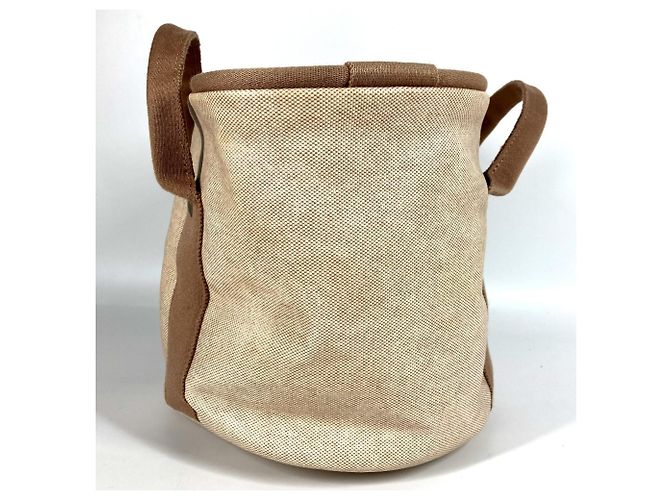Borsa Sac à Bichette di Hermès Beige - vista 5