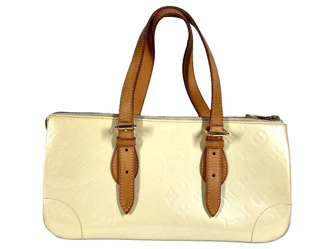 Borsa a Spalla Rosewood Avenue in Monogram Vernis Louis Vuitton Bianco - vista 2