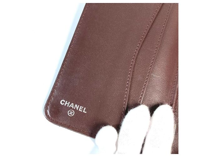 Capa de passaporte acolchoada com logo CC da Chanel Preto - vista 9