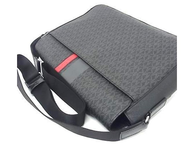 Borsa a spalla grigia rossa Michael Kors Marrone Rosso - vista 4