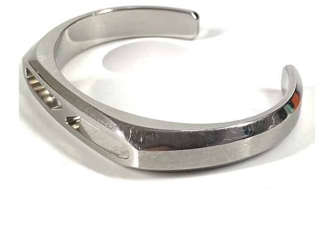 Hermès Bracelet jonc Delta HERMES Argenté - vue 3