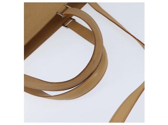 Borsa Gancini in pelle Salvatore Ferragamo Beige - vista 7