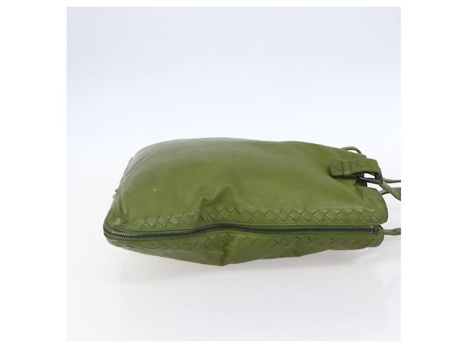 Pelle Intrecciato Bottega Veneta Verde - vista 4