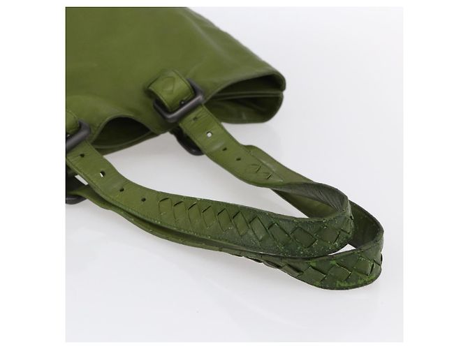 Pelle Intrecciato Bottega Veneta Verde - vista 7