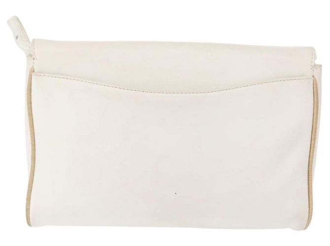 Céline Borsa a Spalla in Pelle Celine Bianco - vista 2