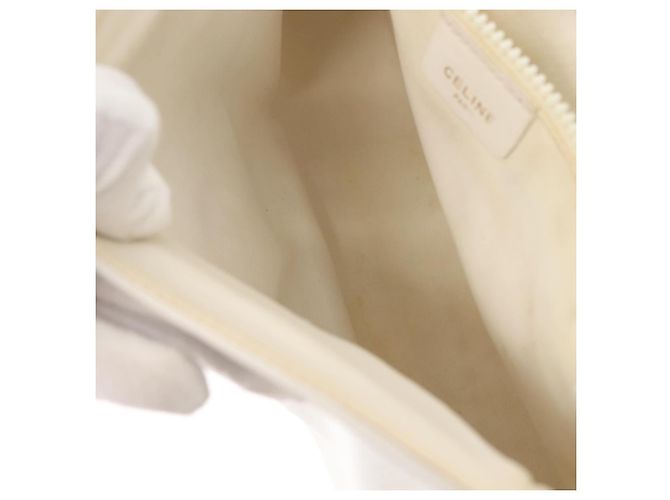 Céline Borsa a Spalla in Pelle Celine Bianco - vista 5