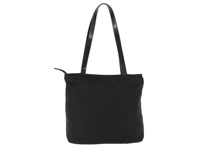 Céline Borsa tote in nylon media Celine Nero - vista 2