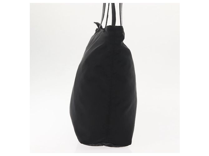 Céline Borsa tote in nylon media Celine Nero - vista 4