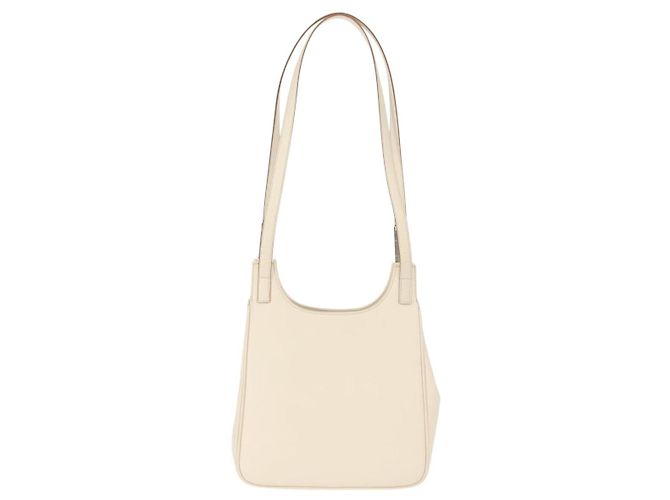 Salvatore Ferragamo Sac à épaule en cuir Écru - vue 2