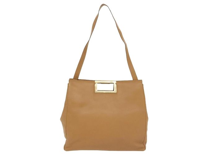 Schultertasche aus Leder Salvatore Ferragamo Beige - Ansicht 2