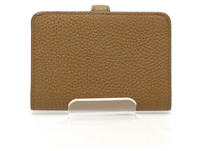 Tarjetero Dogon de Hermès Castaño - vista 3