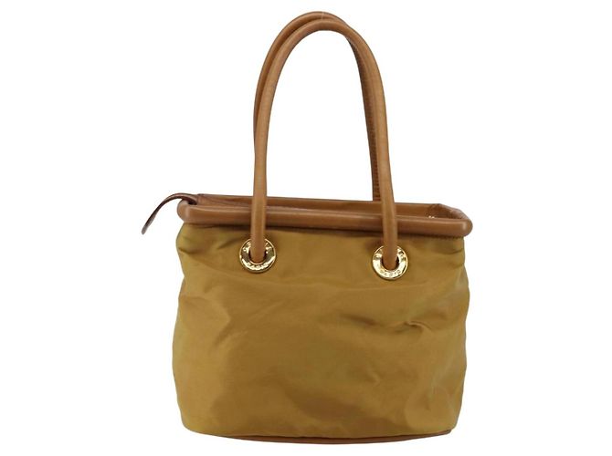 Céline Celine Tote Bag aus Nylon Medium Braun - Ansicht 3
