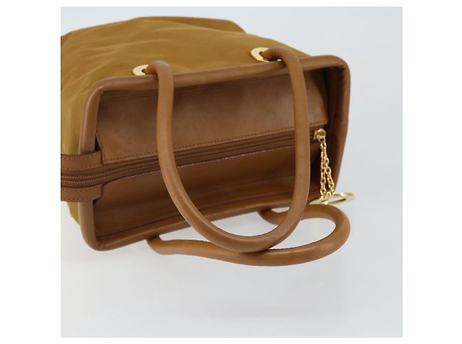 Céline Celine Tote Bag aus Nylon Medium Braun - Ansicht 7