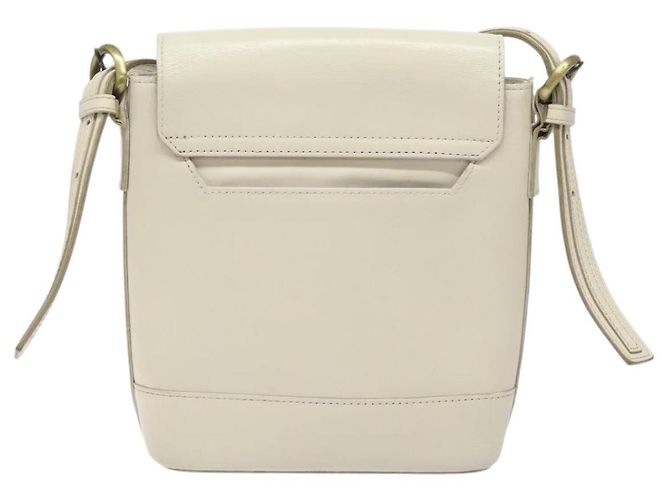 Borsa a Spalla in Pelle Burberry Bianco - vista 2